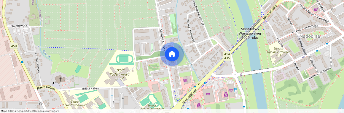 ul. Szymona Koszyka, Zaodrze, Opole, opolskie
