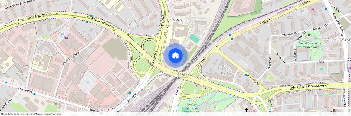 ul. Knyszyńska, Antoniuk, Białystok, podlaskie