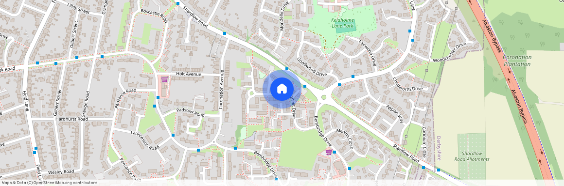 Bamburgh Close Shalfleet Drive, Alvaston, Derby