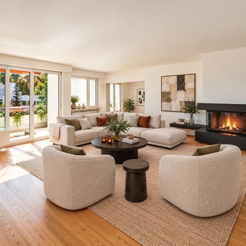 5.5 Zimmer-Attikawohnung mit grosser Terrasse und fantastischem Panoramablick - Photo 1