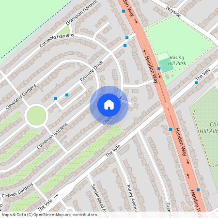 Cheviot Gardens, London NW2