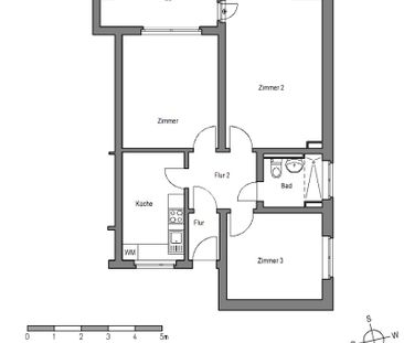 3-Zimmer-Wohnung in Universitätsnähe - "Freie Scholle eG" - Photo 4