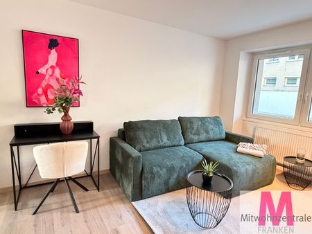 Modern möblierte 3 Zimmer Wohnung im Herzen von Nürnberg - Photo 3