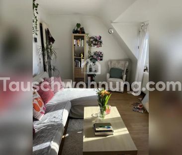TAUSCHWOHNUNG Tausche 3-Zimmer DG mit Garten gegen 2-Zimmer mit Balkon - Foto 1