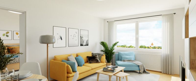 EBK / Modernes Bad / Balkon - Foto 1