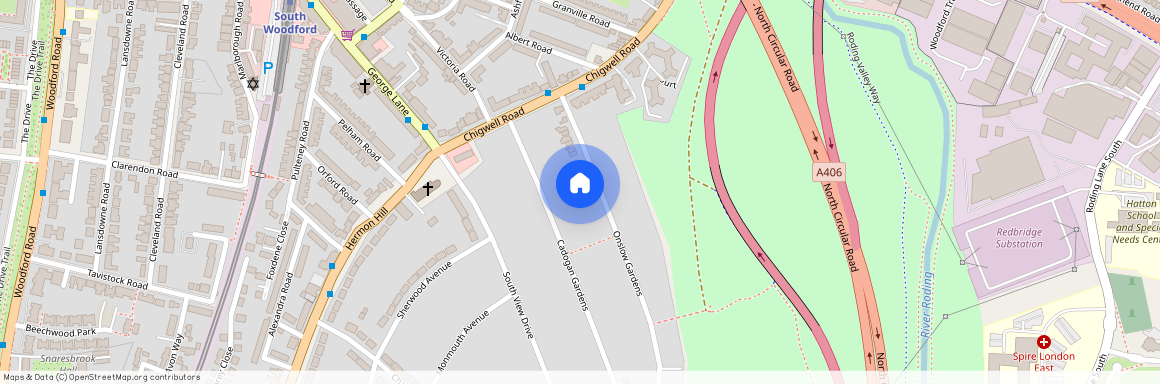 Onslow Gardens, South Woodford, E18