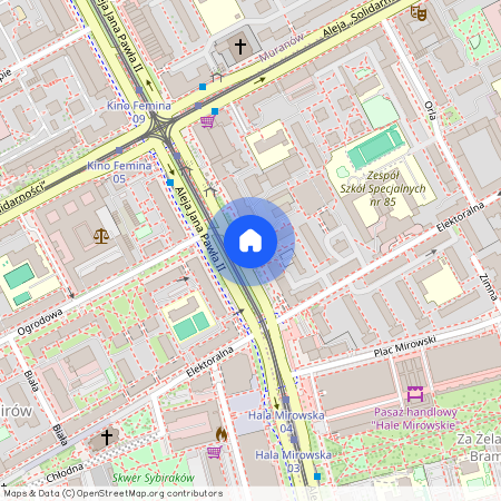 al. Aleja Jana Pawła II 36, Śródmieście Północne, Śródmieście, Warszawa, mazowieckie