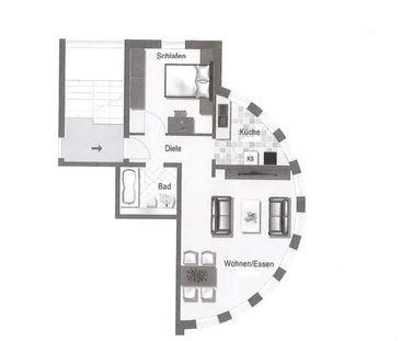 Single Appartment, 2-Zimmerwohnung, Marl Drewer Süd - Photo 1
