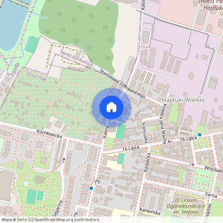 ul. Kaliny, Chorzów Batory, Chorzów, śląskie