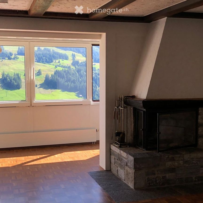 Charmante 4.5-Zimmer-Wohnung mit Balkon und schöner Aussicht in Wildhaus-Alt St. Johann - Foto 1