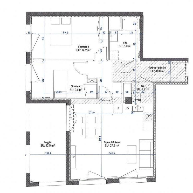 Appartement 3 pièces - - Photo 2