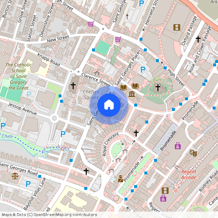 St James Walk, Cheltenham, GL50, Glos