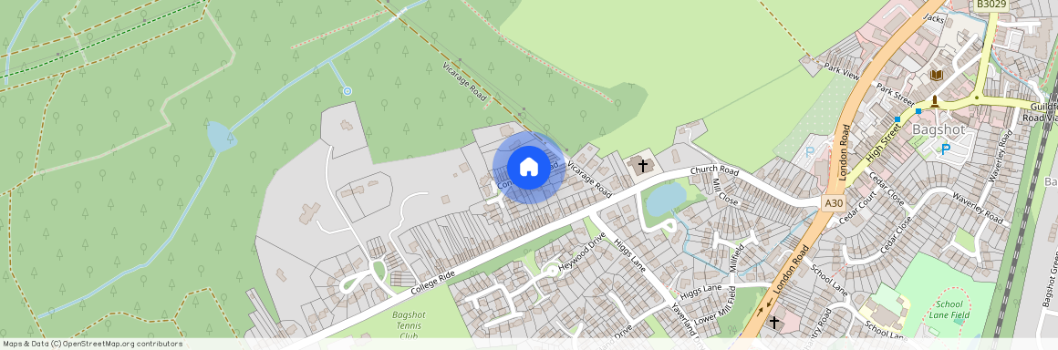 Connaught Road, Bagshot, GU19