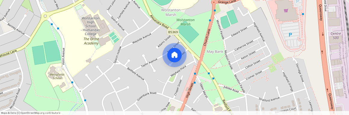 Blunt Street, Newcastle-under-lyme, Staffordshire, ST5