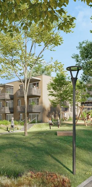 Sonnige 2-Zimmer-Erstbezugswohnung im 2. Obergeschoss mit Balkon - Photo 1