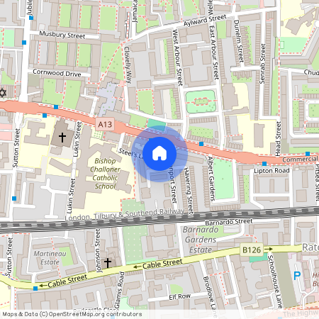 Steels Lane, Shadwell, London, E1