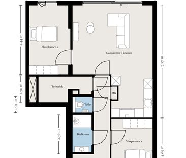 Appartement te huur: Monteverdistraat 156 2035 PH Haarlem - Foto 4