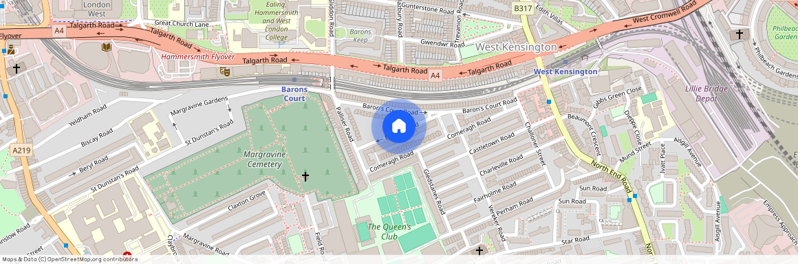 Barton Road, London W14