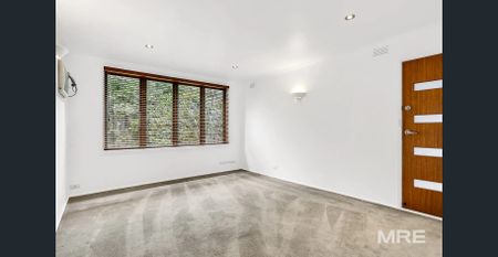 This stunning single floor unit boasts open plan living, with timber flooring, heating and cooling, opening out to a sunny private courtyard. - Photo 4