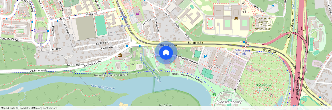 Karloveské rameno, Bratislava - Karlova Ves