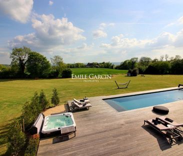 Superbe propriété à louer proche Deauville - 7 chambres - Piscine - Golf - Jacuzzi - Photo 5