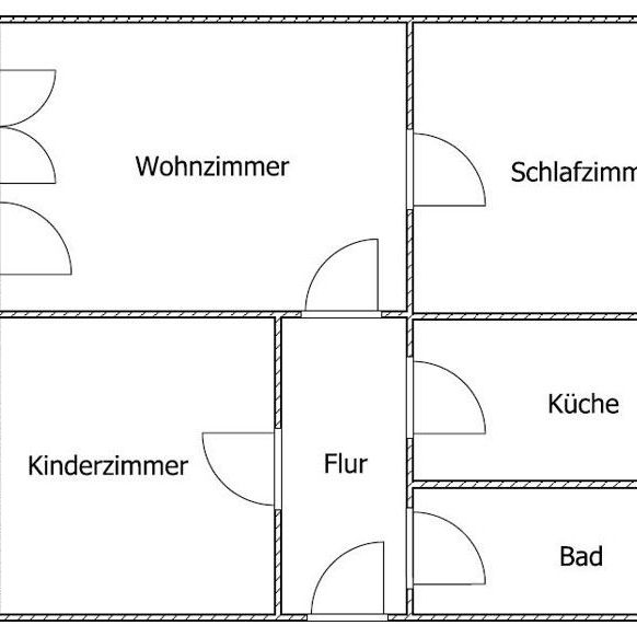 Gemütliche 3-Zimmer-Wohnung in Rath - ab dem 07.12.2024 - Foto 1