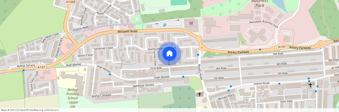 Suffolk Close, Ashington