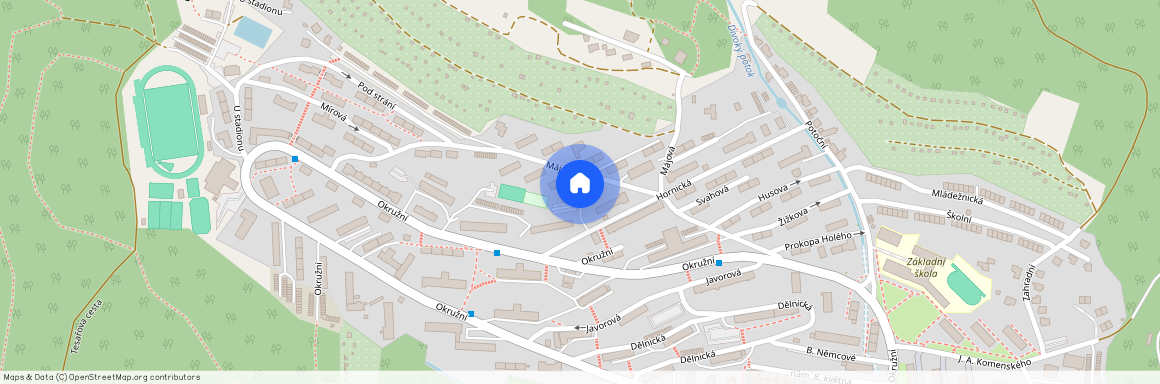 Májová 180, Meziboří