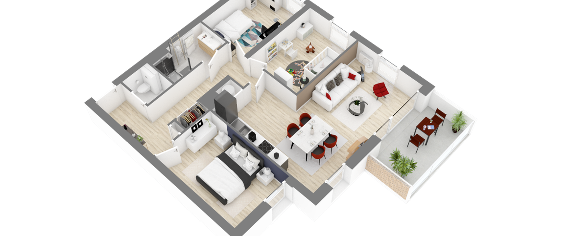 APPARTEMENT 3 PIECES AVEC BALCON - EN BORD DE LOIRE - Photo 1