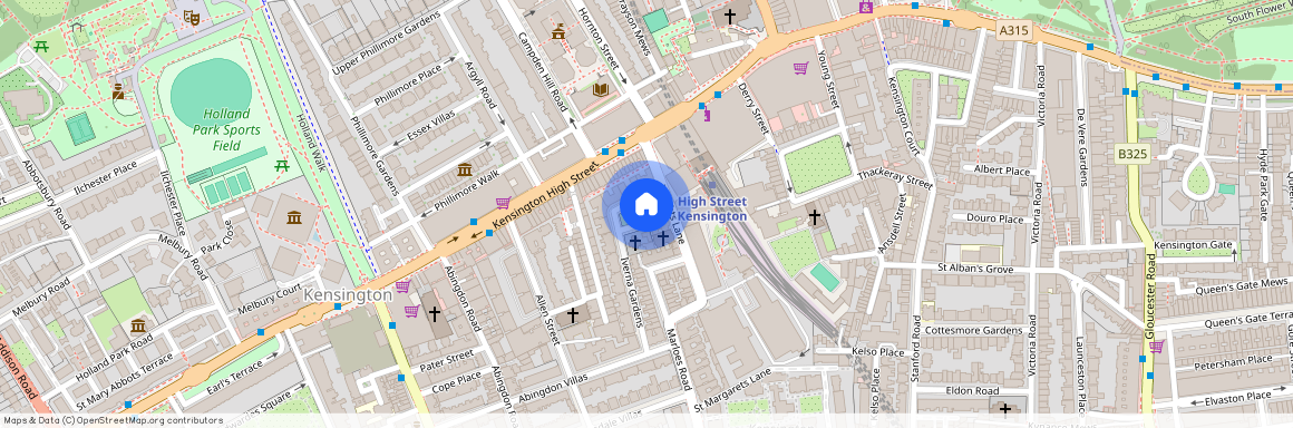 Iverna Gardens, Kensington, London, W8