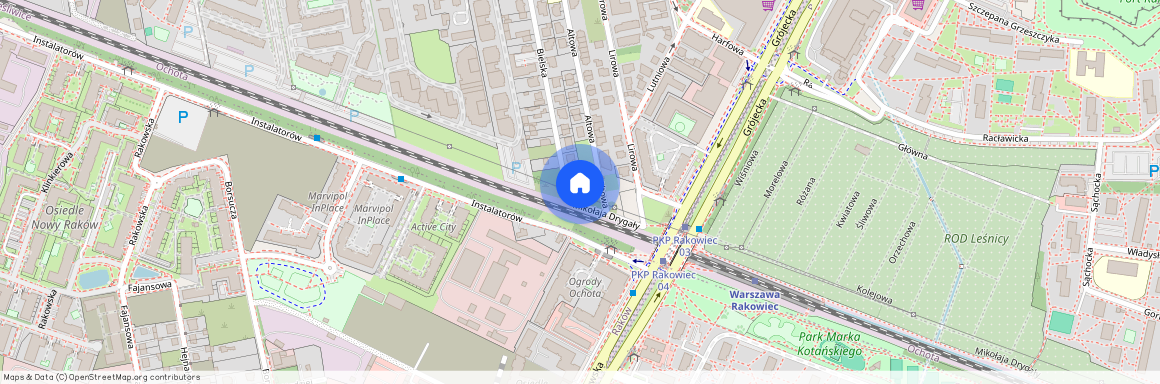 ul. Mikołaja Drygały, Szczęśliwice, Ochota, Warszawa, mazowieckie