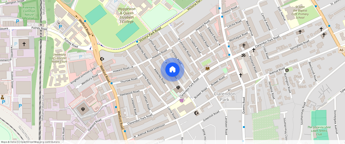 Clarendon Park, LE2 1WJ, Leicester