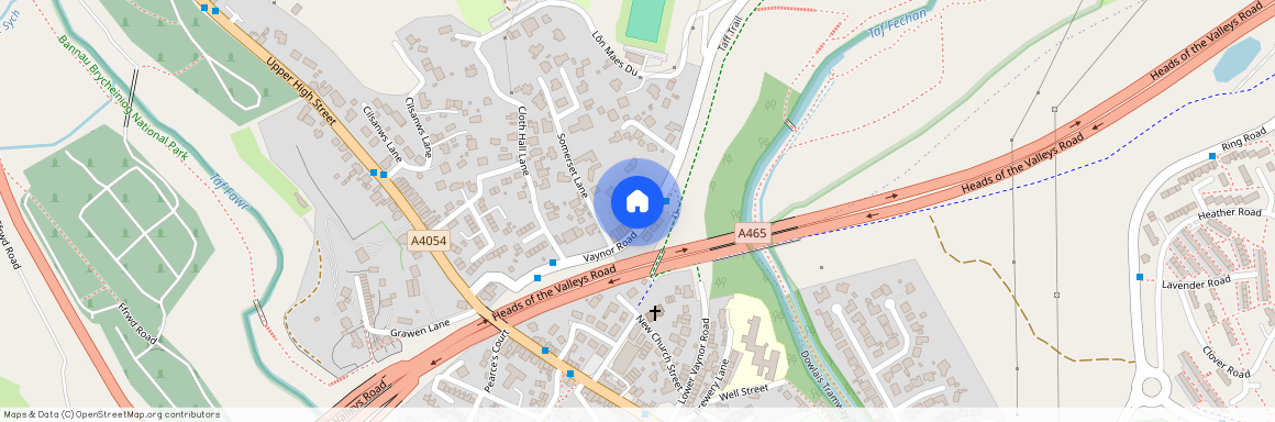 Vaynor Villas, Upper Vanyor Road, Cefn Coed, Merthyr Tydfil, CF48 2NR