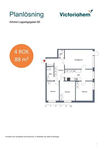 Lagastigsgatan 60 A - Foto 4