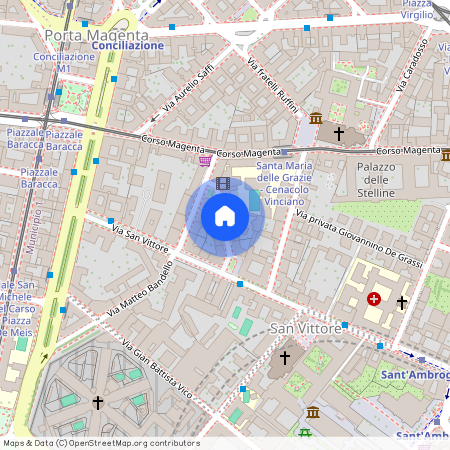 Via Morozzo della Rocca San Vittore-Sant’Agostino Corso Magenta Milano