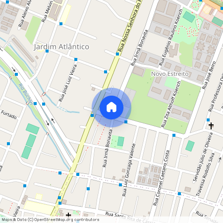 Rua Irmã Bonavita - de 1580/1581 ao fim, Jardim Atlântico, Florianópolis, SC, 88095200