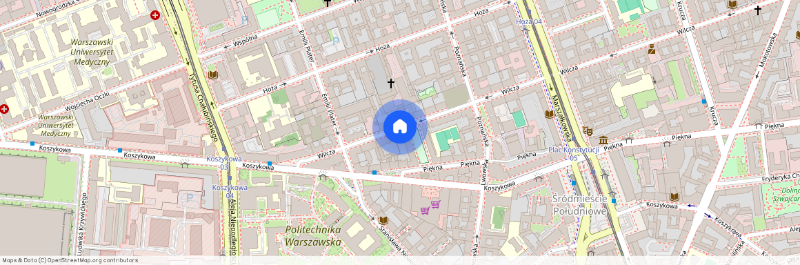 Wilcza 55/63, Śródmieście Południowe, Śródmieście, Warszawa, mazowieckie