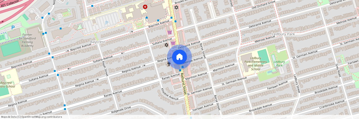 3443 Bathurst Street, Toronto, Ontario, M6A 2C3 (Bathurst and Lawrence)