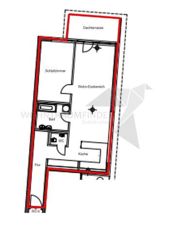 Geräumige, helle 2-Raum-Wohnung mit Dachterrasse - Photo 5