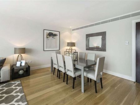 Contemporary third floor apartment with three double en suite bedrooms situated in one of the most prestigious residential buildings in London. - Photo 5