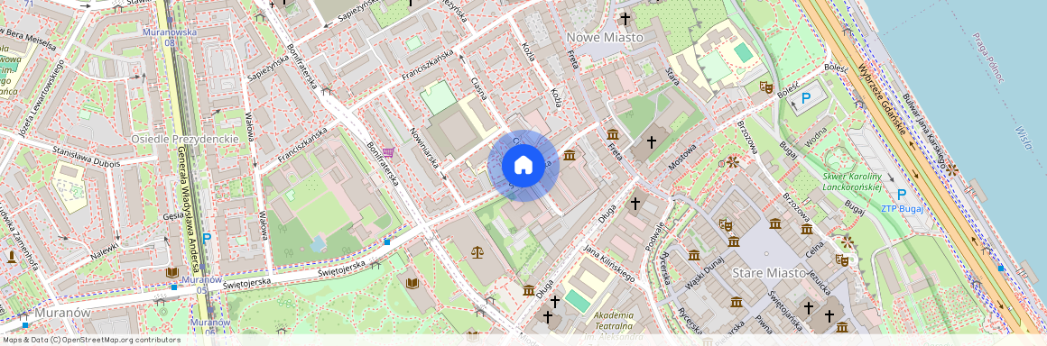 ul. Świętojerska/Freta, Nowe Miasto, Śródmieście, Warszawa, mazowieckie