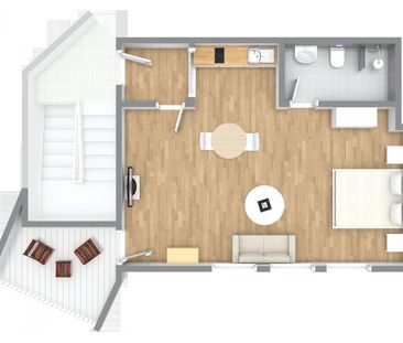 Hochwertige Balkonwohnung - am Barbarossaplatz - Photo 1