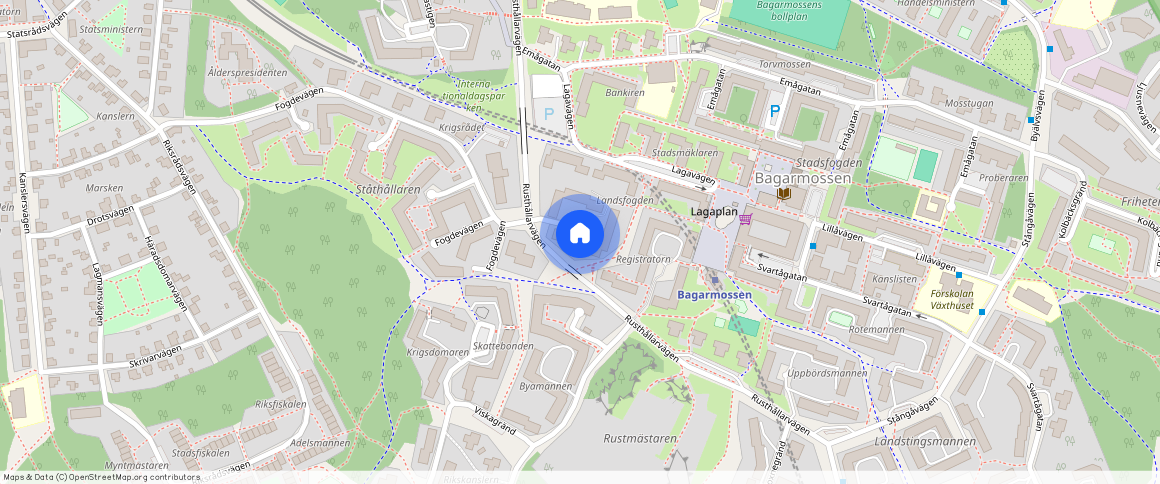 Rusthållarvägen 35, Bagarmossen