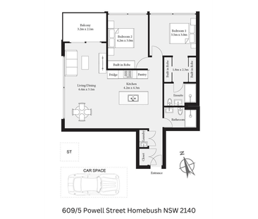 Spacious 2-Bedroom Apartment in Homebush - Photo 6