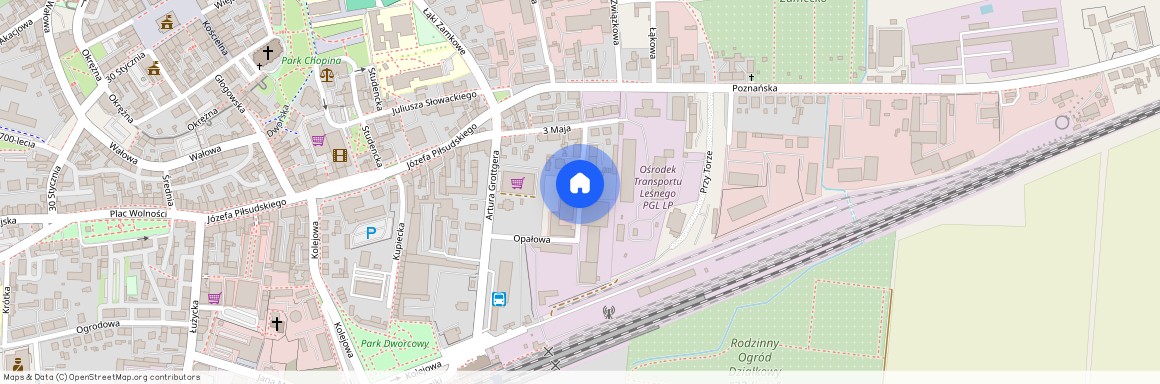 ul. Mała, Świebodzin, Świebodzin, świebodziński, lubuskie