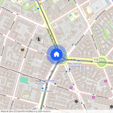 pl. Szarych Szeregów, Turzyn, Śródmieście, Szczecin, zachodniopomorskie