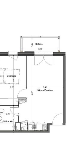 Location Appartement 2 pièces 41m² SEYSSES 31600 - Photo 2