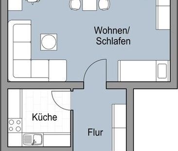 Rundum wohlfühlen: gemütliche 1-Zimmer-Wohnung mit Terrasse - Foto 1