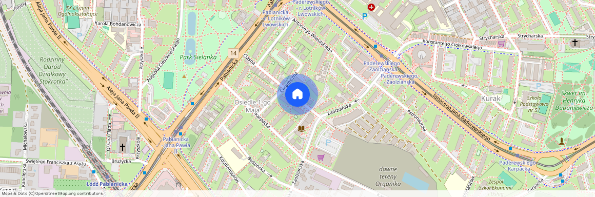 ul. Ciasna, Kurak, Górna, Łódź, łódzkie