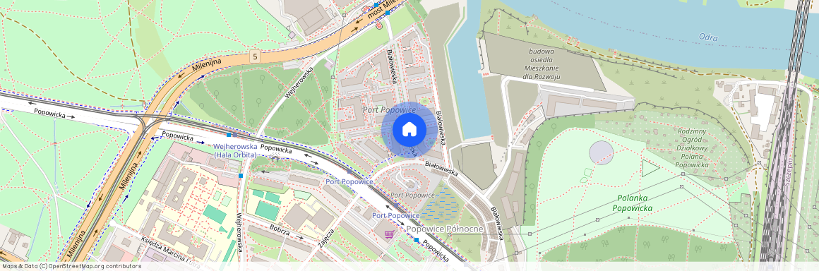 ul. Białowieska, Popowice Północne, Fabryczna, Wrocław, dolnośląskie